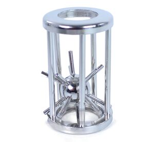 Hlavolam ježek v kleci kovový