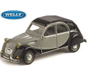 Welly Citroen 2CV Skala 1:24 černošedá