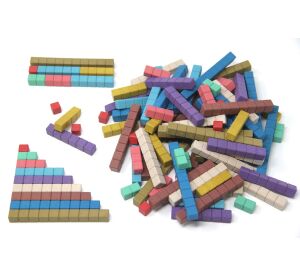 Wissner Počítací tyčinky Montessori 10 barev 100 ks