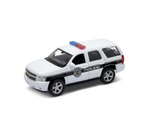 Welly Chevrolet Tahoe 07 POLICE 1:34 bílý