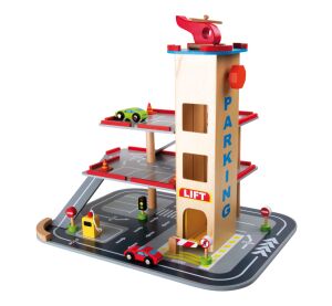 small foot Dřevěné parkoviště rychlý sestup