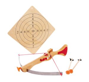 small foot Velká kuše s šípy a terčem