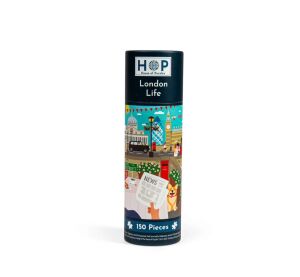 HOP Puzzle Londýnský život 150 mini dílků