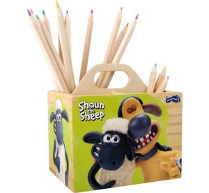 small foot Dřevěný stojánek na tužky ovečka Shaun