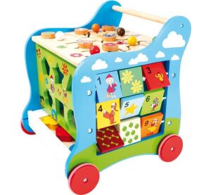 small foot Chodítko velká motorická kostka skřítek