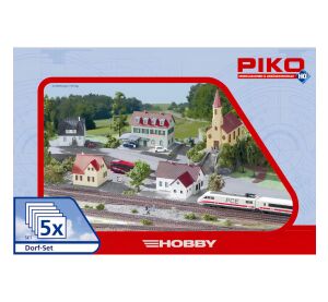 Piko Hobby sada staveb Vesnice 5 dílů - 61925
