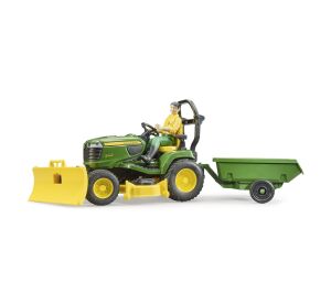 Bruder Zahradní traktor John Deere X949 se zahradníkem