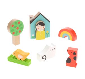 Petit Collage Skládačka domeček