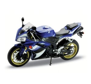 Welly Motocykl Yamaha YZF-R1 1:10 modrá