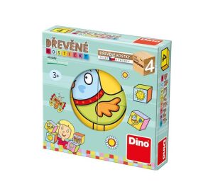 Dino Kostičky pro nejmenší dětičky 4 ks