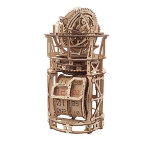 Ugears 3D dřevěné mechanické puzzle Hodinový strojek s tourbillonem