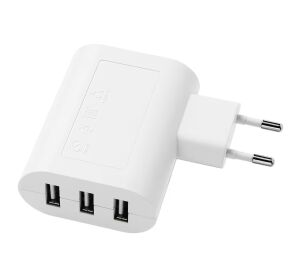 IKEA SMÅHAGEL USB nabíječka se 3 porty bílá