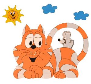 DoDo Dětská lampička kočka