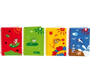 small foot Poznámkový sešit s dřevěným obalem 1 ks