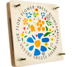 small foot Dřevěný lis na květiny