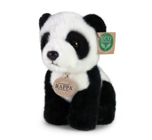 Rappa Plyšová panda sedící 18 cm ECO-FRIENDLY