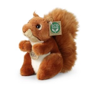 Rappa Plyšová veverka sedící 18 cm ECO-FRIENDLY