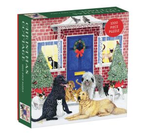 Galison Puzzle Vánoční chaloupka 1000 dílků