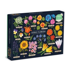 Galison Puzzle Jedlé květy 1000 dílků