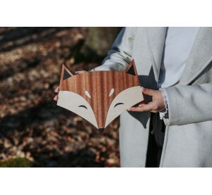 BeWooden Dekorace na zeď liška Eliška