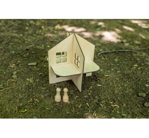 BeWooden Dřevěný domeček Panáčkův bejvák