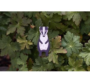 BeWooden Dřevěná nálepka na zeď i jinam jezevec