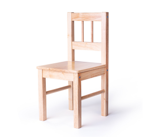 Bigjigs Toys Dřevěná židle přírodní