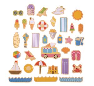 Bigjigs Toys Magnetky prázdniny u moře