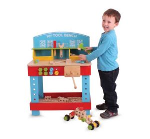 Bigjigs Toys Dřevěný pracovní stůl