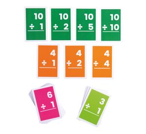 Bigjigs Toys Kartičky dělení 1-10