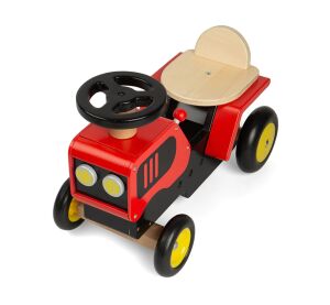 Bigjigs Toys Dřevěné odrážedlo Traktor