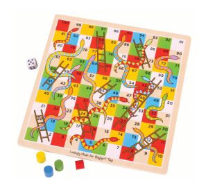 Bigjigs Toys Hadi a žebříky 2