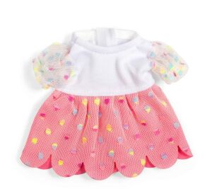 Bigjigs Toys Růžové párty šaty pro panenku 28 cm