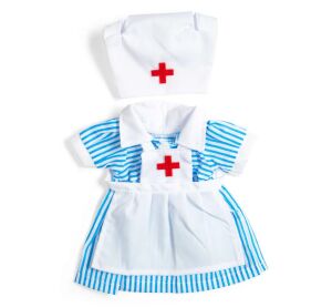 Bigjigs Toys Šaty zdravotní sestřičky pro panenku 28 cm