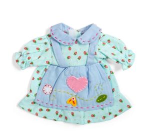 Bigjigs Toys Modré šaty s jahůdkami pro panenku 28 cm