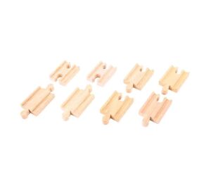 Bigjigs Rail Spojky kolejí 7 cm 8 ks