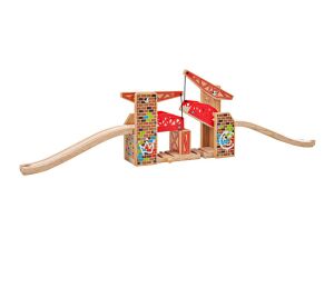 Bigjigs Rail Dvojitý zvedací most Graffiti