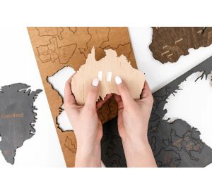 BusyKids Mapa světa XL s podsvícením