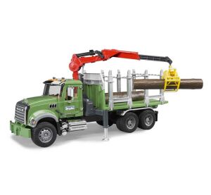 Bruder Nákladní auto MACK Granit  přepravník dřeva