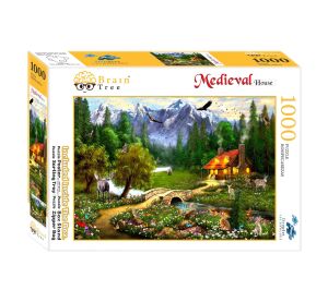 Brain Tree Puzzle Horský srub 1000 dílků