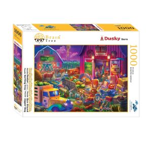 Brain Tree Puzzle Soumrak na dvorku 1000 dílků