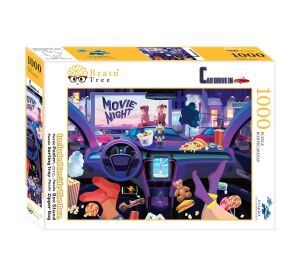 Brain Tree Puzzle V autokině 1000 dílků