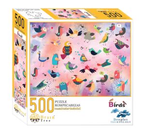 Brain Tree Puzzle Pohádkoví ptáci 500 dílků