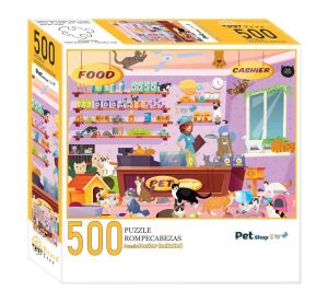 Brain Tree Puzzle Obchod s mazlíčky 500 dílků