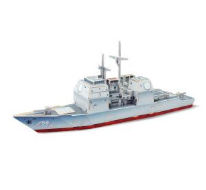 RoboTime 3D dřevěná skládačka Křižník Aegis