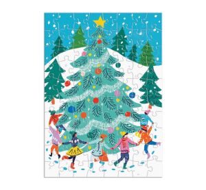 Galison Puzzle adventní kalendář 12 v 1