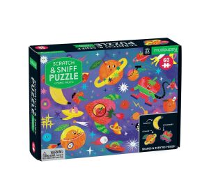 Mudpuppy Puzzle Vesmírné ovoce s vůní 60 dílků