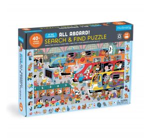 Mudpuppy Puzzle Nádraží 64 dílků