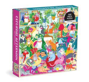 Mudpuppy Rodinné puzzle Sobotní odpoledne 500 dílků