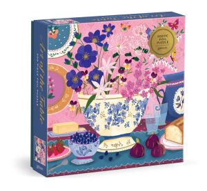 Galison Fóliové puzzle Joy Laforme Umění stolování 500 dílků